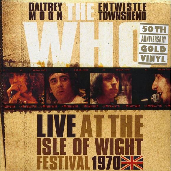 The Who - Live At The Isle Of Wight Festival 1970 (ltd. ed.) (3xLP) (gold vinyl) - Picture 1 of 2